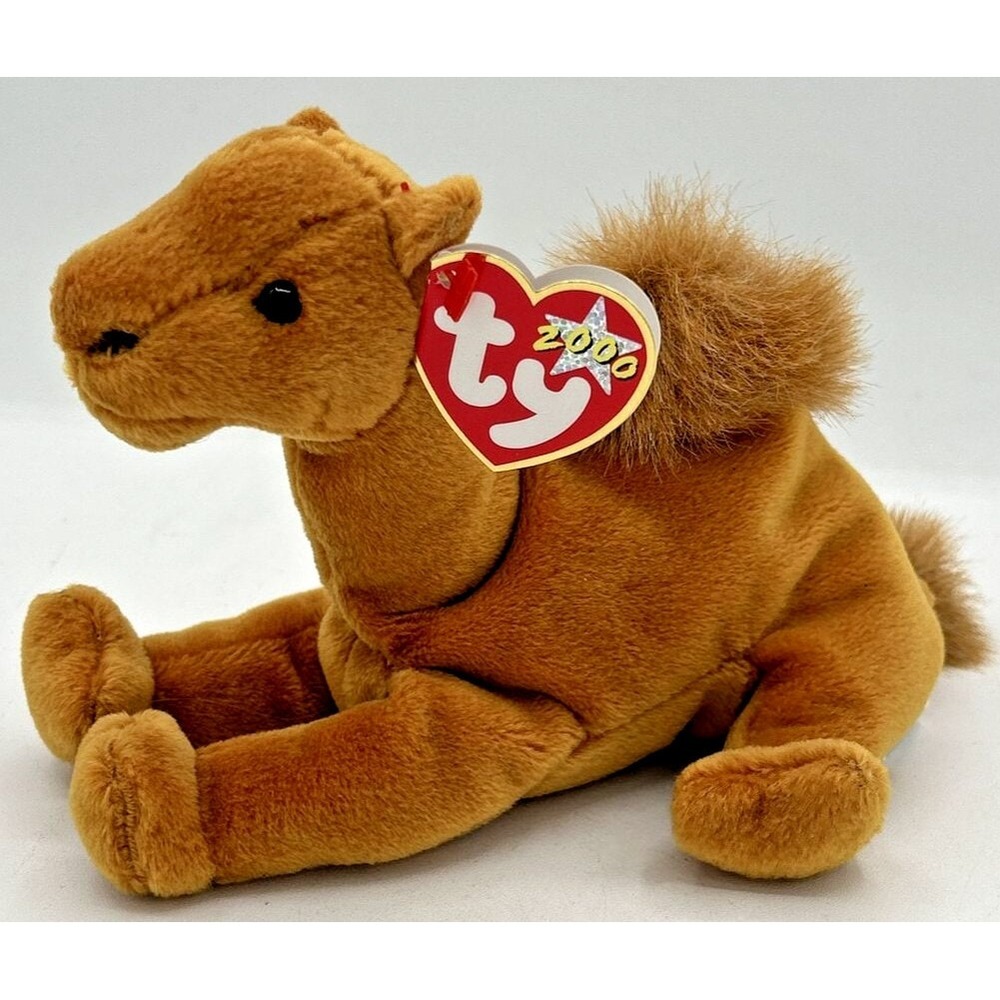 2000 Ty Beanie Baby Niles Retired Camel Plush Tan BB10